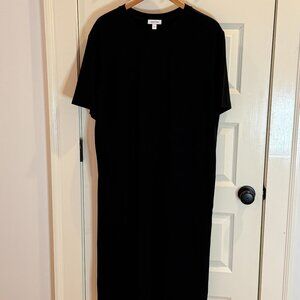 Comfortable Black T-Shirt Dress from Nordstrom, size L